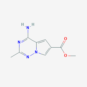 Methyl 4-amino-2-methylpyrrolo[2,1-f][1,2,4]triazine-6-carboxylate