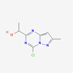 1-(4-Chloro-7-methyl-pyrazolo[1,5-a][1,3,5]triazin-2-yl)ethanol