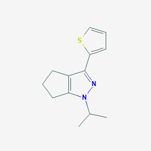 1-Isopropyl-3-(thiophen-2-yl)-1,4,5,6-tetrahydrocyclopenta[c]pyrazole