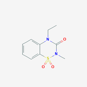 4-Ethyl-2-methyl-2H-benzo[e][1,2,4]thiadiazin-3(4H)-one 1,1-dioxide