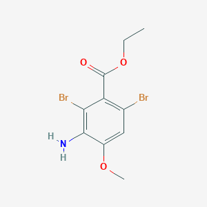 Ethyl 3-Amino-2,6-dibromo-4-methoxybenzoate