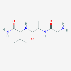 2-(2-(2-Aminoacetamido)propanamido)-3-methylpentanamide