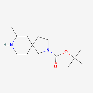 tert-Butyl 7-methyl-2,8-diazaspiro[4.5]decane-2-carboxylate