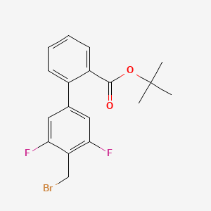 tert-Butyl 4'-bromomethyl-3',5'-difluorobiphenyl-2-carboxylate