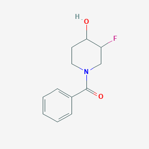 (3-Fluoro-4-hydroxypiperidin-1-yl)(phenyl)methanone