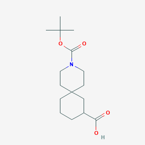 3-(tert-Butoxycarbonyl)-3-azaspiro[5.5]undecane-8-carboxylic acid