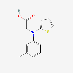 2-(Thiophen-2-yl(m-tolyl)amino)acetic acid