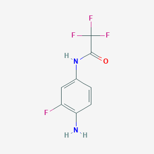 N-(4-amino-3-fluorophenyl)-2,2,2-trifluoroacetamide