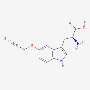 (S)-2-amino-3-(5-(prop-2-yn-1-yloxy)-1H-indol-3-yl)propanoic acid