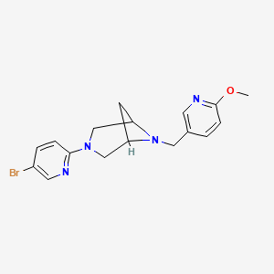 3-(5-Bromopyridin-2-yl)-6-((6-methoxypyridin-3-yl)methyl)-3,6-diazabicyclo[3.1.1]heptane