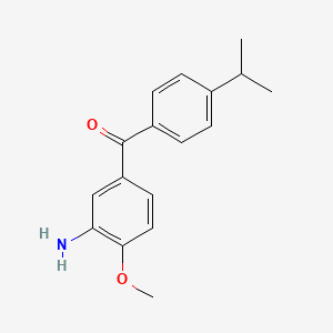 (3-Amino-4-methoxyphenyl)(4-isopropylphenyl)methanone