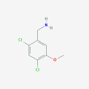 (2,4-Dichloro-5-methoxyphenyl)methanamine