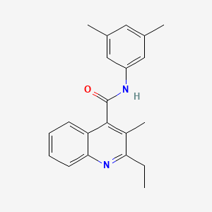 N-(3,5-dimethylphenyl)-2-ethyl-3-methylquinoline-4-carboxamide