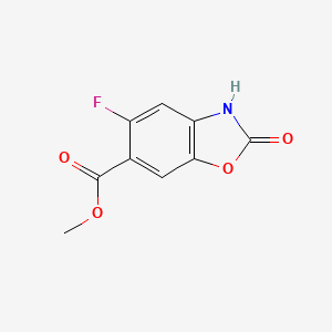 Methyl 5-fluoro-2-oxo-2,3-dihydrobenzo[d]oxazole-6-carboxylate