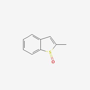 molecular formula C9H8OS B12990076 2-Methylbenzo[b]thiophene 1-oxide CAS No. 33945-86-7