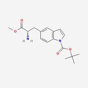 tert-Butyl (S)-5-(2-amino-3-methoxy-3-oxopropyl)-1H-indole-1-carboxylate