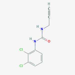 molecular formula C10H8Cl2N2O B12990093 1-(2,3-Dichlorophenyl)-3-(prop-2-yn-1-yl)urea 