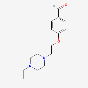 4-[2-(4-Ethyl-1-piperazinyl)ethoxy]benzaldehyde