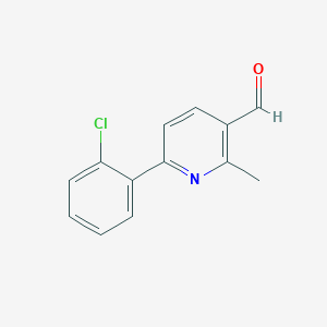 6-(2-Chlorophenyl)-2-methylnicotinaldehyde