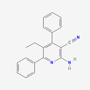 2-Amino-5-ethyl-4,6-diphenylnicotinonitrile