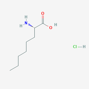 molecular formula C8H18ClNO2 B12990159 (S)-2-Aminooctanoic acid hydrochloride 