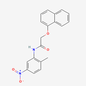 N-(2-Methyl-5-nitrophenyl)-2-(naphthalen-1-yloxy)acetamide