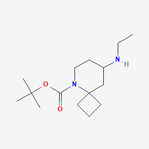 tert-Butyl 8-(ethylamino)-5-azaspiro[3.5]nonane-5-carboxylate