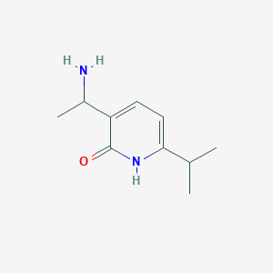 3-(1-Aminoethyl)-6-isopropylpyridin-2(1H)-one