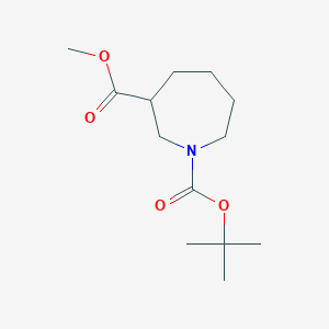 O1-Tert-butyl O3-methyl azepane-1,3-dicarboxylate