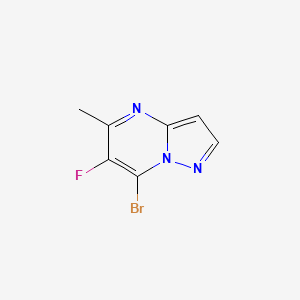 7-Bromo-6-fluoro-5-methylpyrazolo[1,5-a]pyrimidine