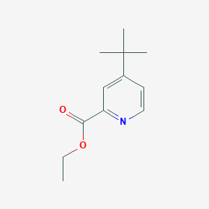 molecular formula C12H17NO2 B12990215 Ethyl 4-(tert-butyl)picolinate 