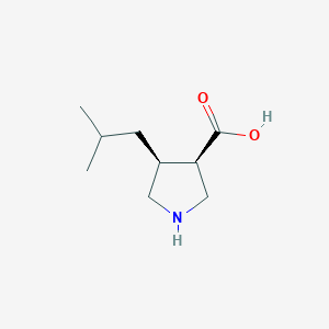 (3R,4S)-4-Isobutylpyrrolidine-3-carboxylic acid