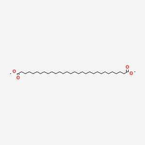 molecular formula C32H62O4 B12990282 Dimethyl triacontanedioate 