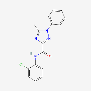 N-(2-Chlorophenyl)-5-methyl-1-phenyl-1H-1,2,4-triazole-3-carboxamide