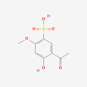 5-Acetyl-4-hydroxy-2-methoxybenzenesulfonic acid