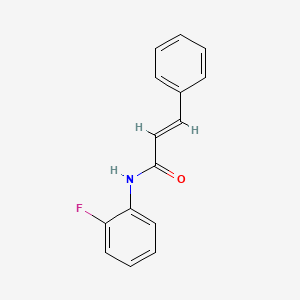 molecular formula C15H12FNO B1299035 N-(2-Fluorophenyl)Cinnamamide CAS No. 25893-50-9