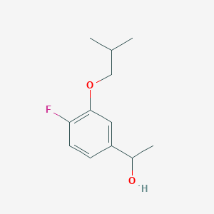 1-(4-Fluoro-3-isobutoxyphenyl)ethanol