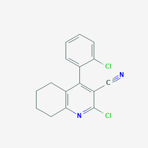 2-Chloro-4-(2-chlorophenyl)-5,6,7,8-tetrahydroquinoline-3-carbonitrile