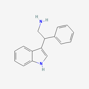 molecular formula C16H16N2 B1299041 2-(1H-吲哚-3-基)-2-苯基乙胺 CAS No. 5027-78-1