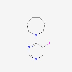 1-(5-Iodopyrimidin-4-yl)azepane