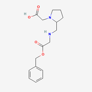 2-(2-(((2-(Benzyloxy)-2-oxoethyl)amino)methyl)pyrrolidin-1-yl)aceticacid