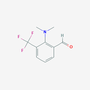 2-(Dimethylamino)-3-(trifluoromethyl)benzaldehyde