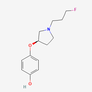 (R)-4-((1-(3-Fluoropropyl)pyrrolidin-3-yl)oxy)phenol