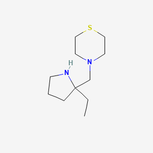 4-((2-Ethylpyrrolidin-2-yl)methyl)thiomorpholine