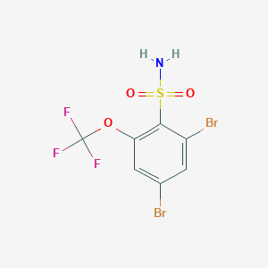 2,4-Dibromo-6-(trifluoromethoxy)benzenesulfonamide