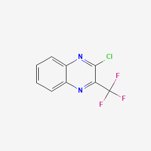 molecular formula C9H4ClF3N2 B1299053 2-Chloro-3-(trifluoromethyl)quinoxaline CAS No. 254732-51-9