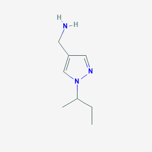 (1-(sec-Butyl)-1H-pyrazol-4-yl)methanamine