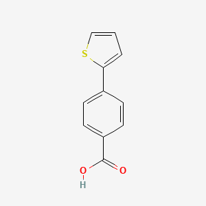molecular formula C11H8O2S B1299055 4-(Thiophen-2-yl)benzoic acid CAS No. 29886-62-2