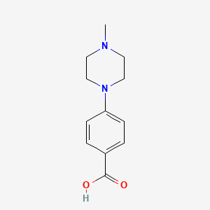 molecular formula C12H16N2O2 B1299056 4-(4-Methylpiperazin-1-yl)benzoic acid CAS No. 86620-62-4