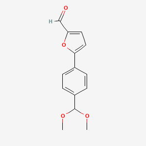 5-(4-Dimethoxymethyl-phenyl)-furan-2-carbaldehyde